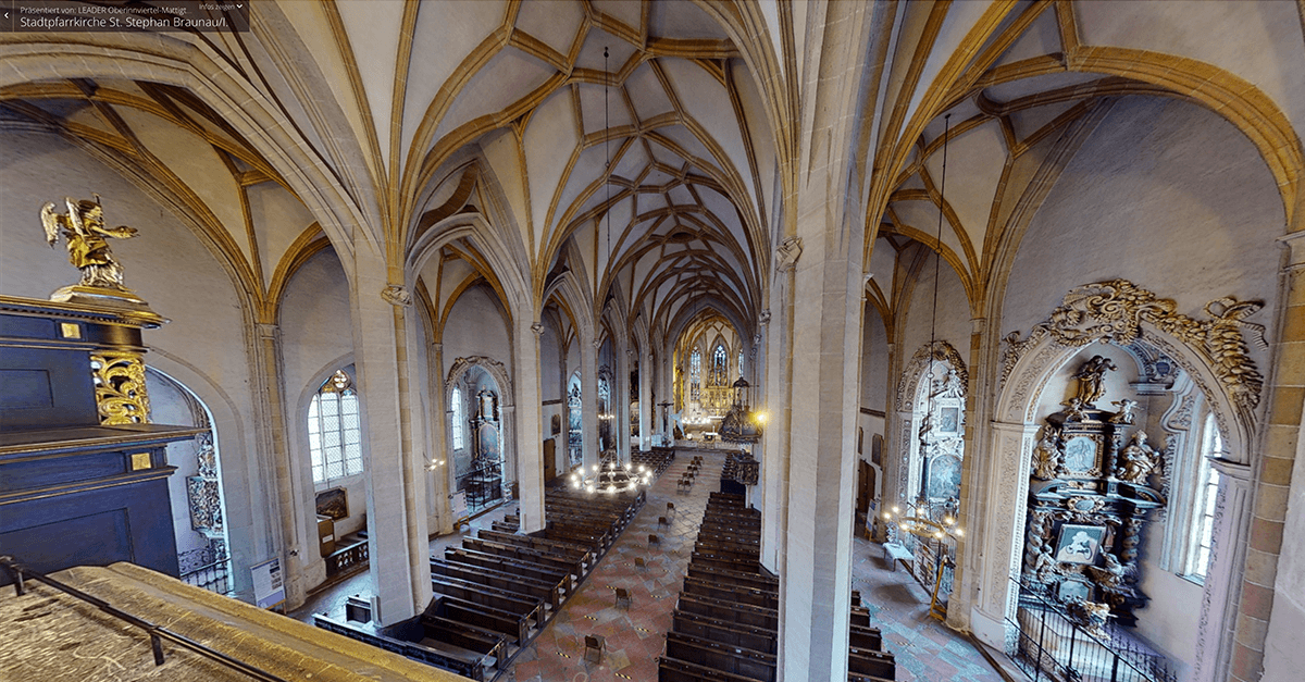 3D-Rundgang Braunau-Simbach Tour 5: Stadtpfarrkirche St. Stephan